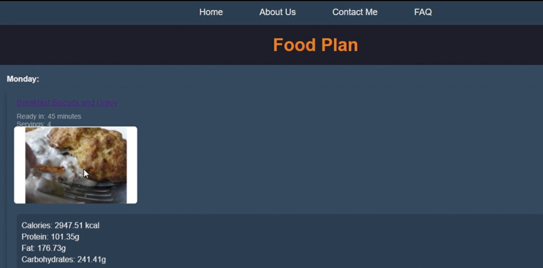 AI-based Diet Planner